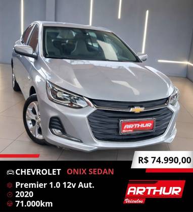 CHEVROLET ONIX 1.0 TURBO FLEX PLUS PREMIER AUTOMÁTICO